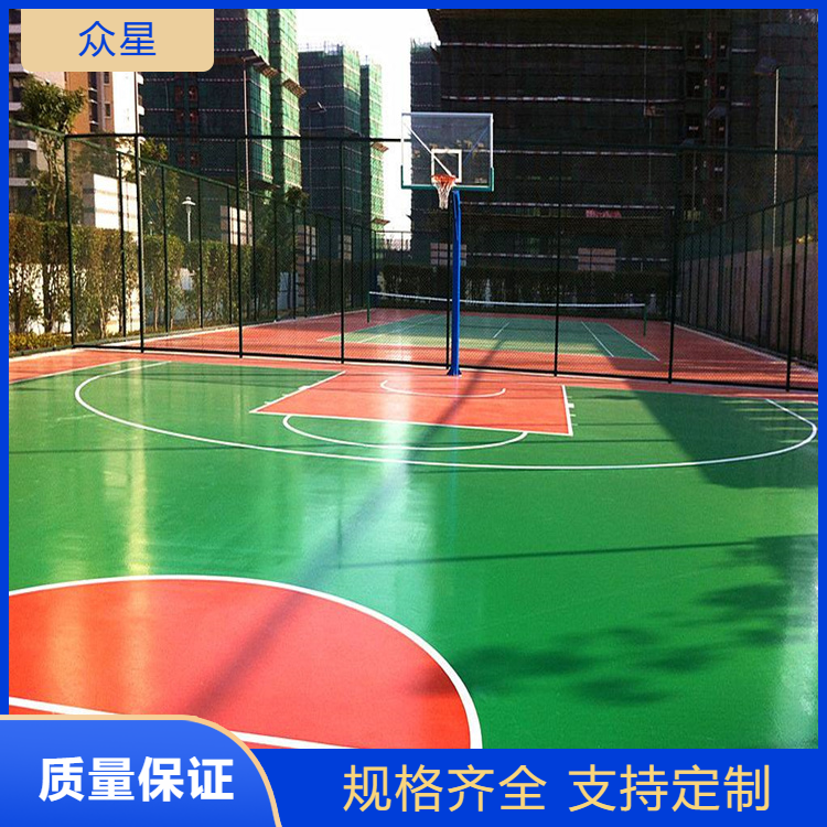 齐齐哈尔市塑胶篮球场塑胶跑道 - 一站式服务